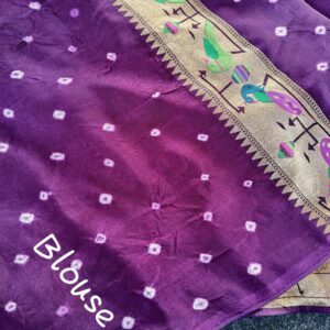 Bandhani Weaves Fusion Sarees