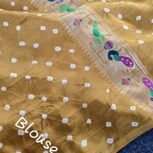 Bandhani Weaves Fusion Sarees