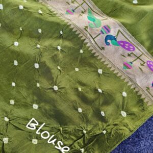 Bandhani Weaves Fusion Sarees