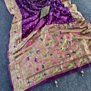 Bandhani Weaves Fusion Sarees