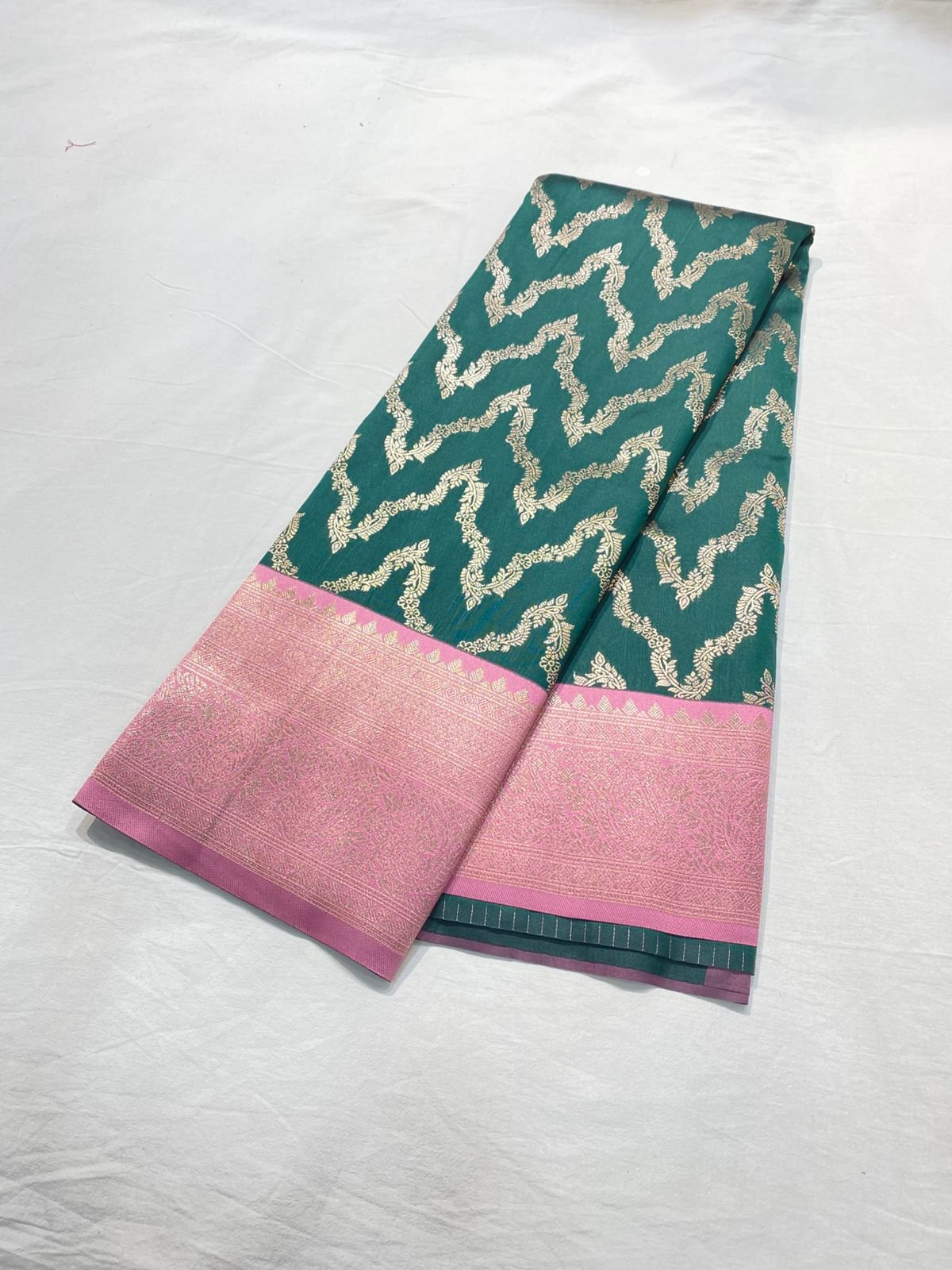 trendy gold zari sarees