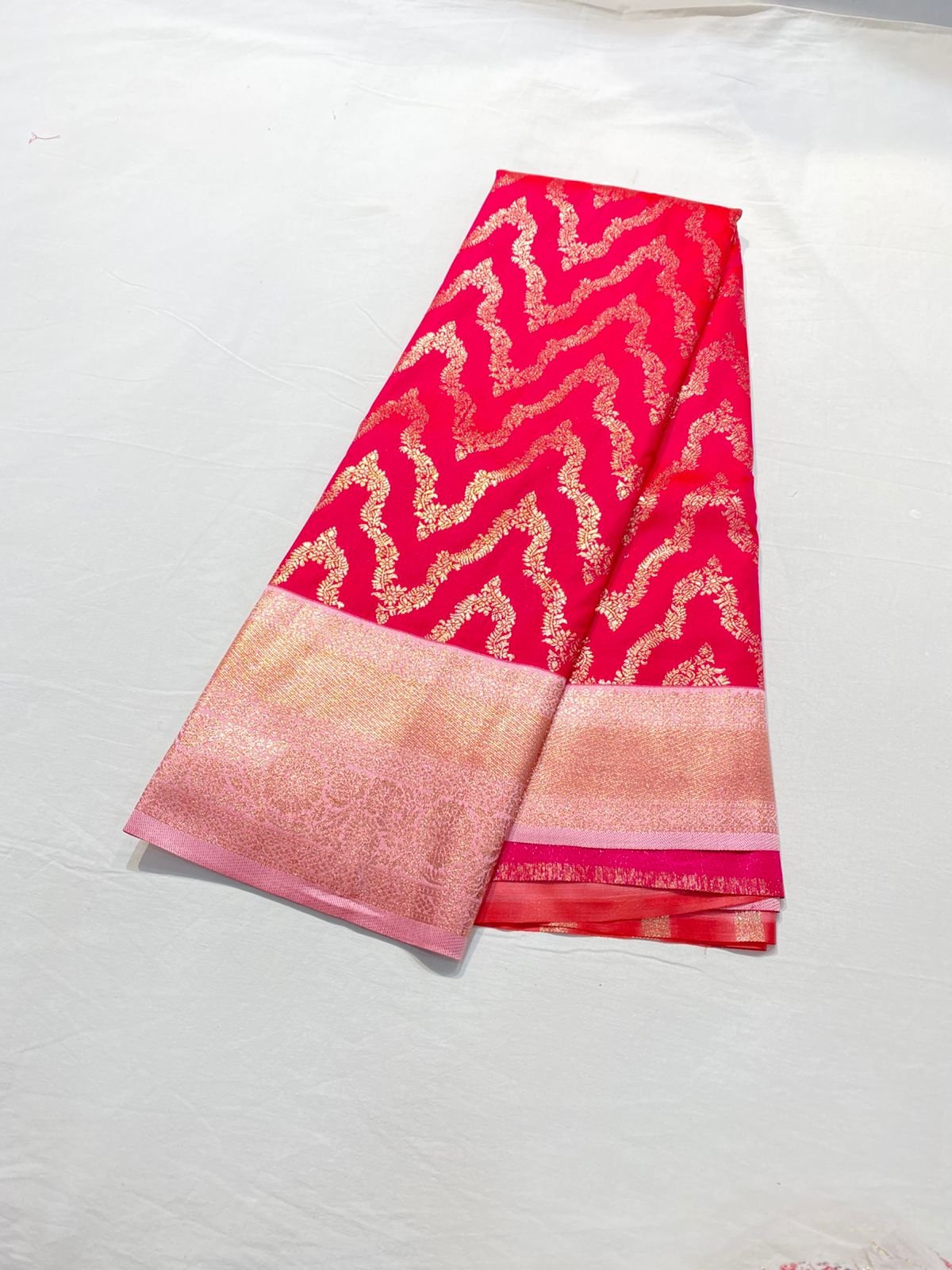 trendy gold zari sarees