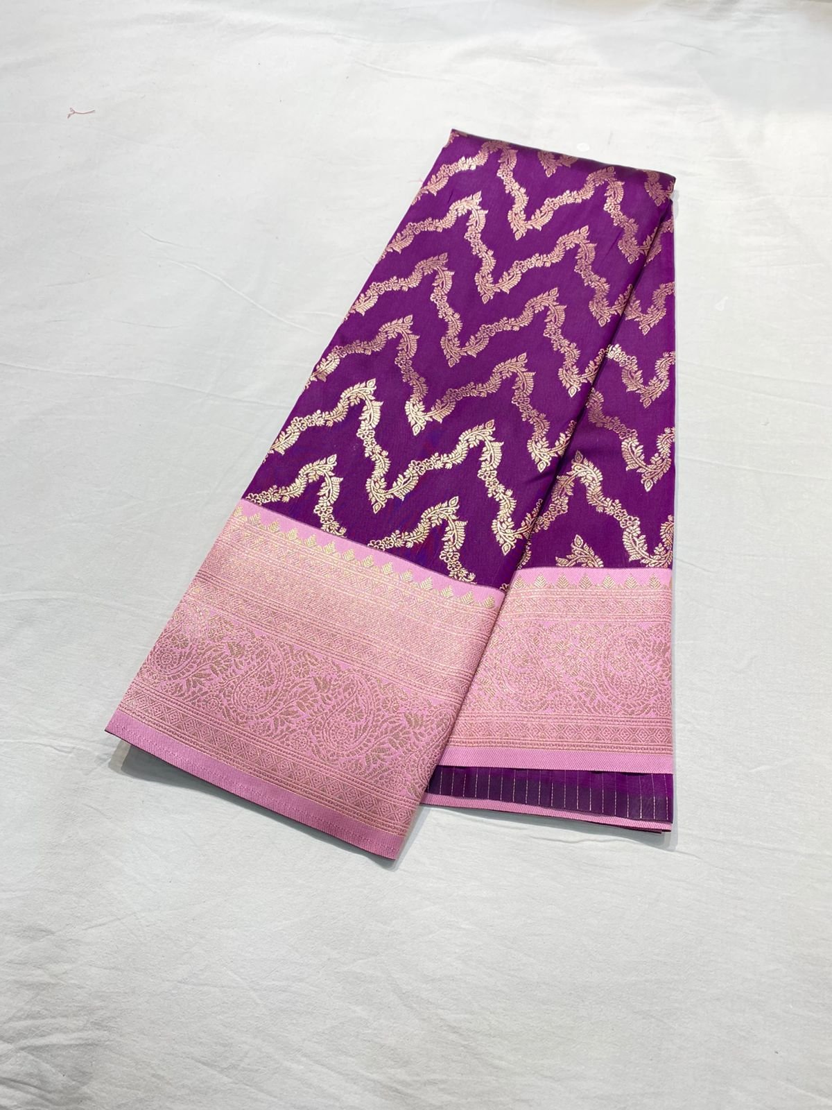 trendy gold zari sarees