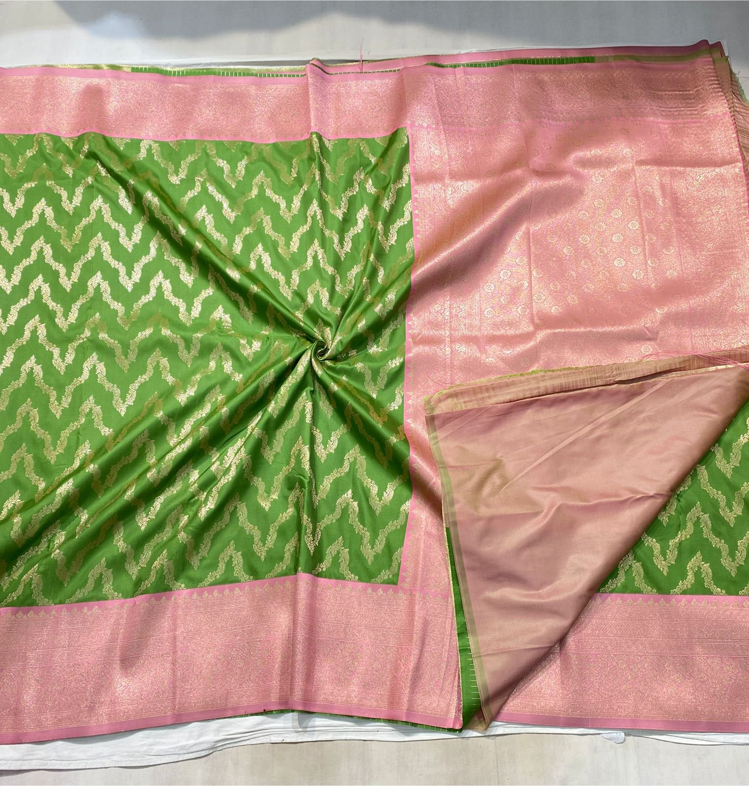 trendy gold zari sarees