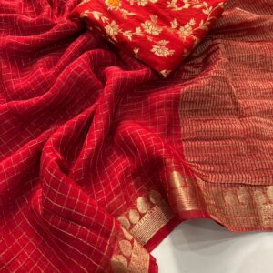 Viscose georgette sarees