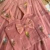 Mul Chanderi Kids Lehenga – Available in 3 Colours Mul Chanderi kids lehengas in Dustypink color