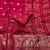 pure viscose dola saree in pink color