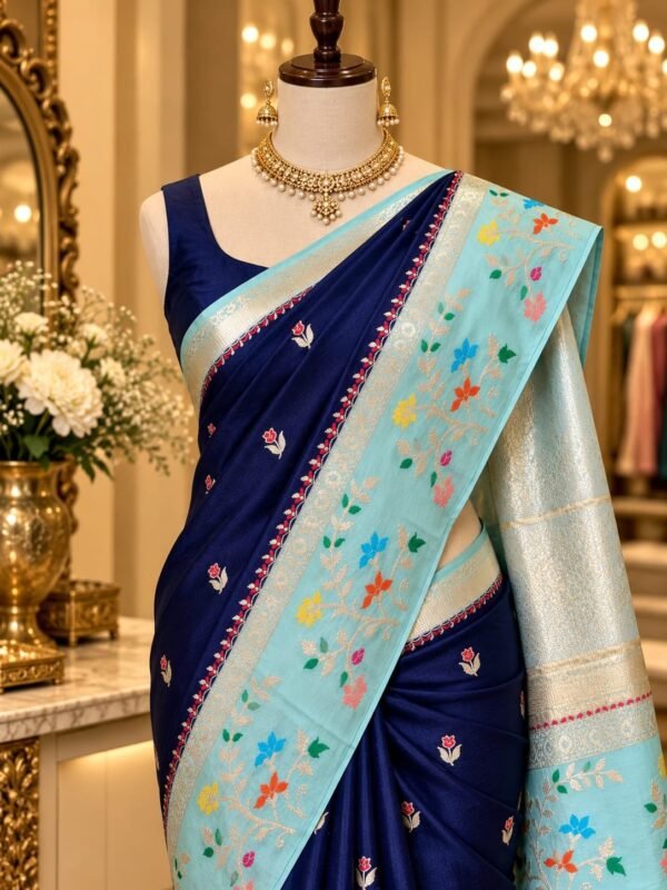 banarasi katan saree
