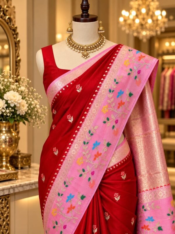 banarasi katan saree