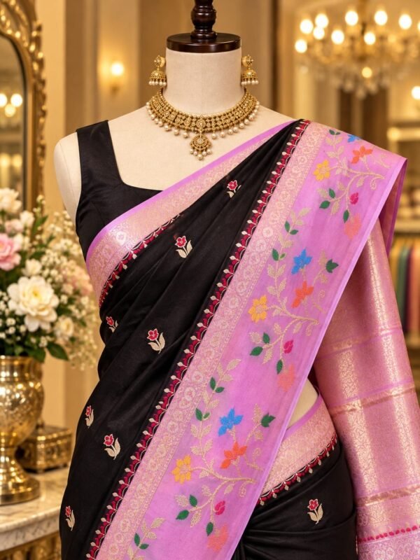 banarasi katan saree