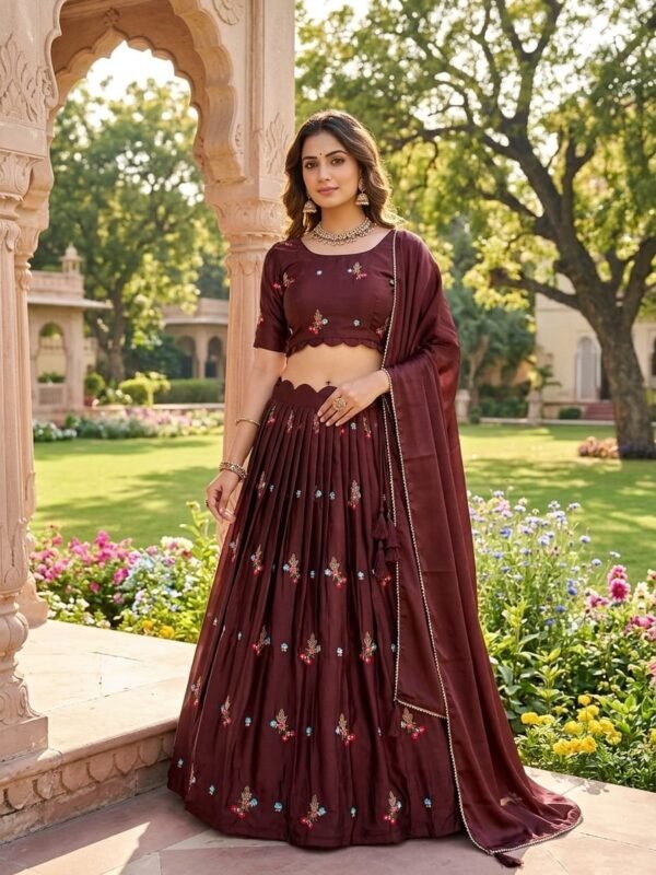 Fully stitched lehenga Fully stitched lehenga