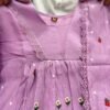 mul chanderi 3 piece set in lavender color