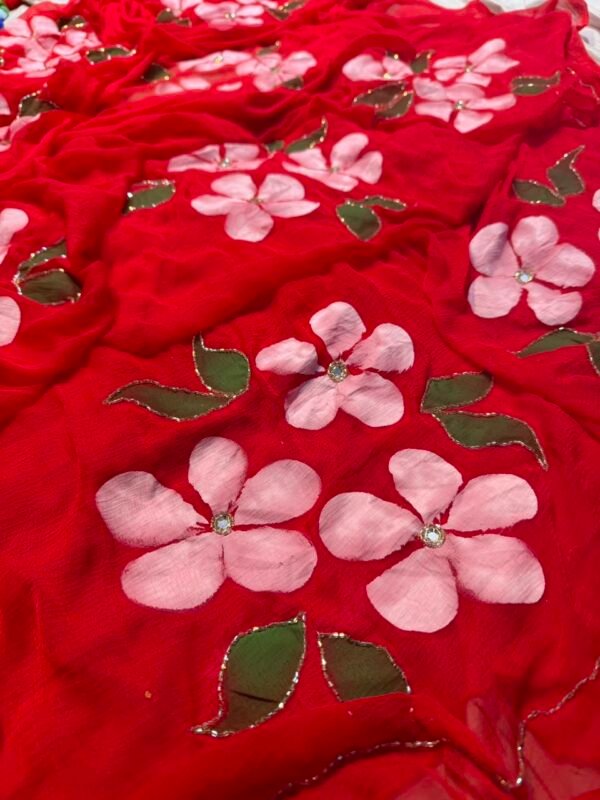 Semi chiffon sarees