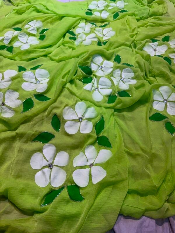 Semi chiffon sarees