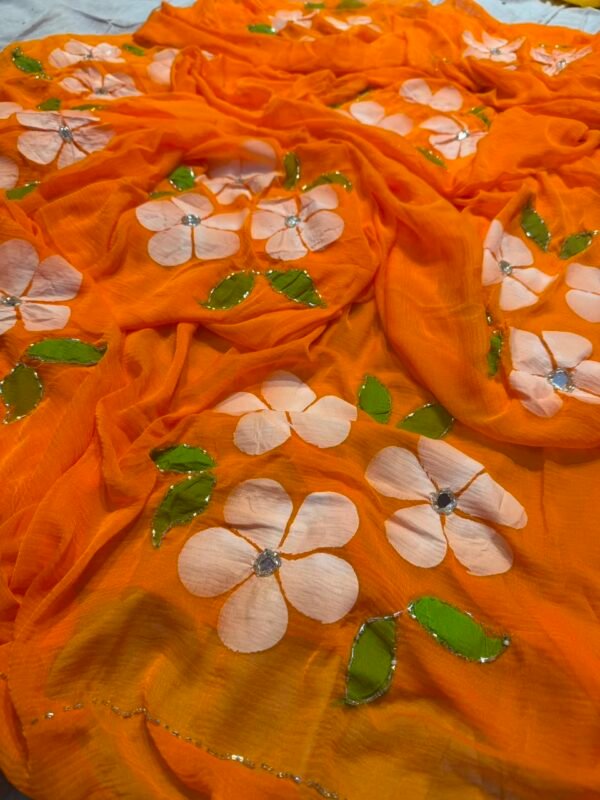 Semi chiffon sarees