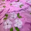 Semi chiffon sarees in pink