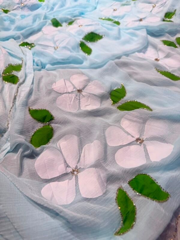 Semi chiffon sarees