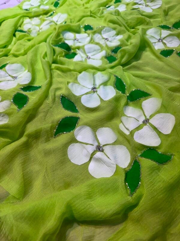 Semi chiffon sarees